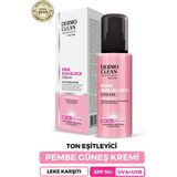 Dermo Clean Pınk Sun Block Cream Ton Eşitleyici Pembe Güneş Kremi (Spf 50+) 100 ml