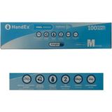 Dermo Golden Handex Pudrasız Şeffaf Eldiven Iı Kokusuz - Yırtılmaz - Beyaz