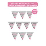 Dermokil %100 Doğal Gül Suyu Yoğun Nemlendirici Saç Maskesi 25 ml x 10 Adet