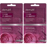 Dermokil 2x7.5 ml Pembe Kil Maskesi