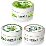 Dermokil 3'lü 300 ml Aloevera Avokado Zeytinyağı El ve Yüz Kremi