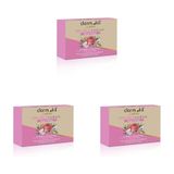 Dermokil 3x100 gr Gül Özlü Katı Doğal Sabun