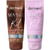 Dermokil 75 ml Kahveli Maske + 75 ml Leke Karşıtı ve Aydınlatıcı Maske