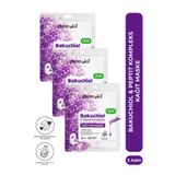 Dermokil Bakuchiol & Peptit Kompleks Yaşlanma Karşıtı Ve Onarıcı Kağıt Yüz Maskesi 20 Ml X 3 Adet
