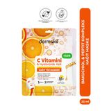 Dermokil C Vitamini & Hyalüronik Asit İçeren Kağıt Yüz Maskesi 20 Ml