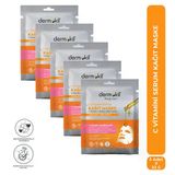 Dermokil C Vitamini Serum İçeren Kağıt Yüz Maskesi X 5 Adet