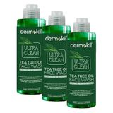 DERMOKİL Çay Ağacı Yağı Yüz Temizleme Jeli 300 ml (3 paketi)