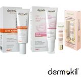 Dermokil Cilt Beyazlatıcı Krem 75ml & Antı Spot Leke Kremi 60 Ml & Göz Çevresi Kremi 15 Ml