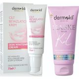 Dermokil Cilt Beyazlatıcı Krem ve Leke Karşıtı Aydınlatıcı Maske 75 ml Kuru Ciltler İçin Özel Formül