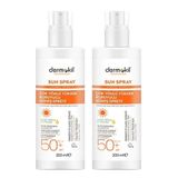 Dermokil Çok Yönlü SPF50 2x200 ml Güneş Koruyucu Sprey