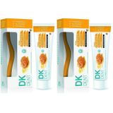 Dermokil DK Dent Doğal Koruyucu Propolis 2x75 ML Diş Macunu+2'li Fırça