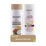 Dermokil Hindistan Cevizli 400 ml Şampuan + 400 ml Hindistan Cevizli Saç Kremi