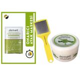 Dermokil Kil & Kenevir Yagli Ayak Maskesi 35 Ml + Aloe Vera Ozlu Krem + Plastik Sapli Topuk Rendesi