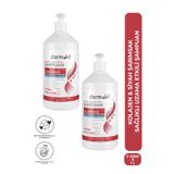 Dermokil Kolajen & Siyah Sarımsak Sağlıklı Uzama Etkili Şampuan 1 Litre X 2 Adet