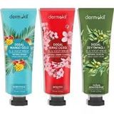 Dermokil Mango + Kiraz Çiçeği + Zeytinyağlı 3x75 ml Nemlendirici