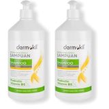 Dermokil Prebiyotik ve Vitamin B5 Kepeğe Karşı Şampuan 1 L (2 paketi)