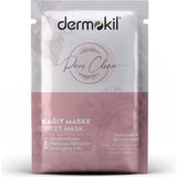 Dermokil Pure Clean Aydınlatıcı 3in1 Kağıt Maske 23 ml Nemlendirici ve Antiaging Etki