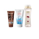 Dermokil Sıkılaştırıcı Kil ve Kahveli Maske, Yüz Temizleme Jeli, Kuru Cilt Tonik 3'lü Set 8697911001020
