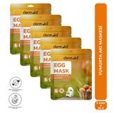 Dermokil Yumurta Kağıt Yüz Maskesi (Aknejenik Ve Yağlı Ciltler İçin) 20 G X 5 Adet