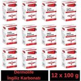 Dermolife İngiliz Karbonatı 12 x 100 g 12 li Set
