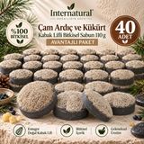 Dermolive Internatural Ardıç Katranı Kabak Lifli Bitkisel Sabun 40'lı Paket (40 x 110 G) - 1 Adet