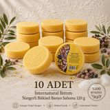 Dermolive Internatural Bıttım Süngerli Bitkisel Banyo Sabunu 10'lu Paket (10 x 120 G) - 1 Adet