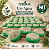 Dermolive Internatural Çay Ağacı Kabak Lifli Bitkisel Sabun 80'li Paket (80 x 110 g)