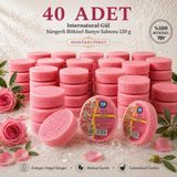 Dermolive Internatural Gül Süngerli Bitkisel Banyo Sabunu 40'lı Paket (40 x 120 G) - 1 Adet