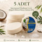 Dermolive Internatural Hindistan Cevizi Süngerli Bitkisel Banyo Sabunu 5'li Paket (5 x 120 g)