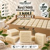Dermolive Internatural Keçi Sütü Bitkisel Sabun 120 g - 200 Adet (1 Koli)