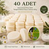 Dermolive Internatural Keçi Sütü Süngerli Bitkisel Sabun 40'lı Paket (40 x 120 g)