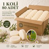 Dermolive Internatural Keçi Sütü Süngerli Bitkisel Sabun 80'li Koli (80 x 120 g)