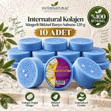 Dermolive Internatural Kolajen Süngerli Bitkisel Banyo Sabunu 10'lu Paket (10 x 120 G) - 1 Adet