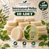 Dermolive Internatural Melisa Süngerli Bitkisel Banyo Sabunu 10'lu Paket (10 x 120 G) - 1 Adet