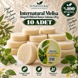 Dermolive Internatural Melisa Süngerli Bitkisel Banyo Sabunu 10'lu Paket (10 x 120 g)