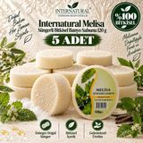 Dermolive Internatural Melisa Süngerli Bitkisel Banyo Sabunu 5'li Paket (5 x 120 G) - 1 Adet