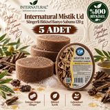 Dermolive Internatural Mistik Ud Süngerli Bitkisel Banyo Sabunu 5'li Paket (5 x 120 G) - 1 Adet