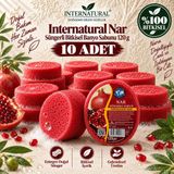 Dermolive Internatural Nar Süngerli Bitkisel Banyo Sabunu 10'lu Paket (10 x 120 g)