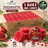 Dermolive Internatural Nar Süngerli Bitkisel Banyo Sabunu 80'li Koli (80 x 120 g)