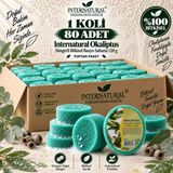 Dermolive Internatural Okaliptus Süngerli Bitkisel Banyo Sabunu 80'li Koli (80 x 120 G) - 1 Adet