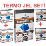 Dermosept Çok Amaçlı Sıcak ve Soğuk Termo Jel Kompres Seti - Yeniden Kullanılabilir Medikal Jel (27x35 cm, 13x27 cm, 13x13 cm)