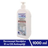 Dermosept El Dezenfektanı Temizleyici 1 lt Alkollü Sıvı Pompa ile Pratik Kullanım