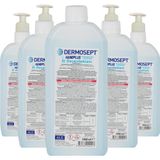 Dermosept Handplus El ve Cilt Dezenfektanı Pompalı 1000 ml x 5