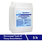 Dermosept Tools Af Alet Yüzey Dezenfektanı 5000 ml Alkollü Sıvı Özellikli Temizlik Ürünü - 5 lt