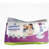 Dermosept Yetişkin Bel Bantlı Hasta Bezi (S) Small | 120 Adet (30'lu 4 Paket)