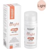 Dermoskin Be Bright SPF 50+ Likit Fondöten 33 ml - Light Yağsız Formül ile Pürüzsüz Bitiriş - 1