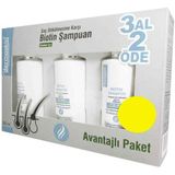 Dermoskin Biotin Shampoo For Men 200 ML 3 Al 2 Öde Erkeklere Özel Dökülme Önleyici Şampuan - Diş Beyazlatıcı Köpük Hediye