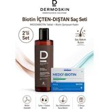 Dermoskin Içten-Dıştan Saç Seti: Medohbıotın Tablet + Biotin Şampuan Kadın