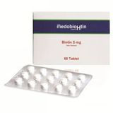 Dermoskin Medobiohtin Biotin 5 mg 60 Tablet
