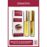 Dermoten Besleyici, Güçlendirici Kaş & Kirpik Serumu, %98 Doğal Formül Keratin ve E Vitamini İçerikli 20 ml